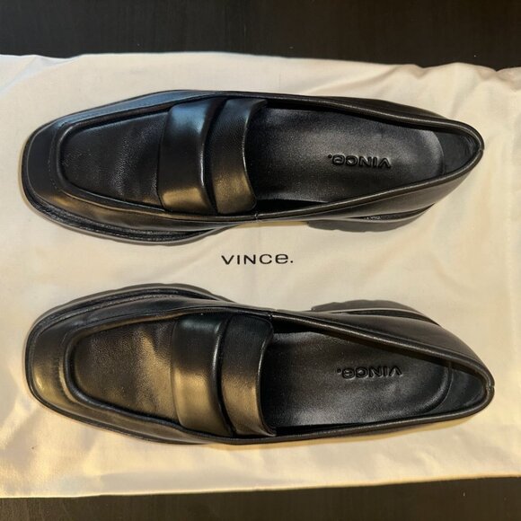 Vince Shoes - Vince Women's Black Leather Loafers (Never Worn)